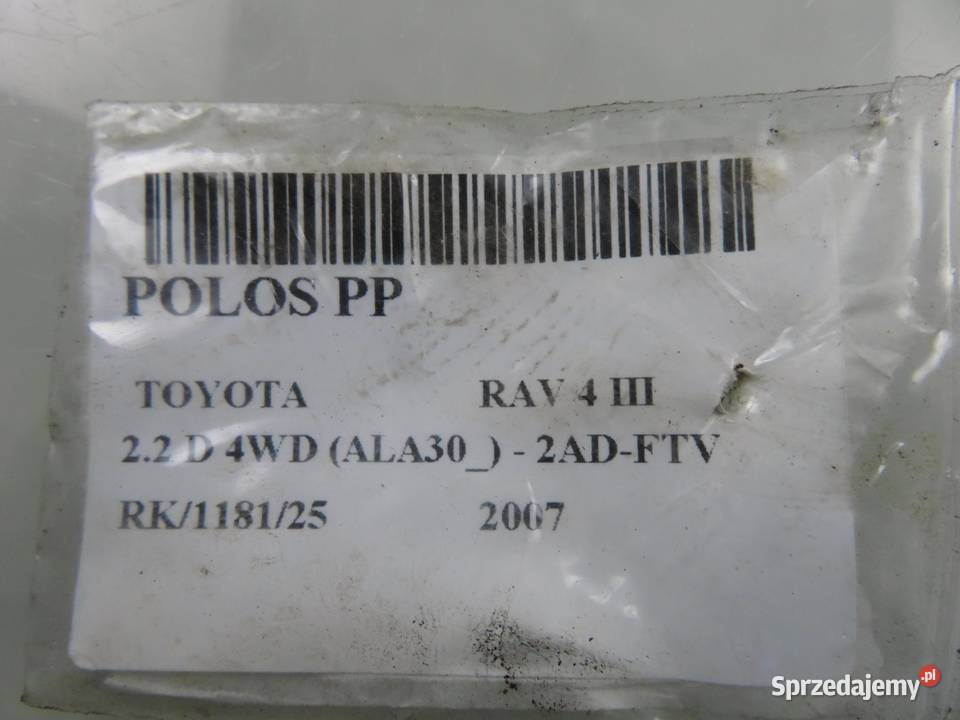 PÓŁOŚ PRAWA PRZEDNIA TOYOTA RAV 4 III 22 D małopolskie