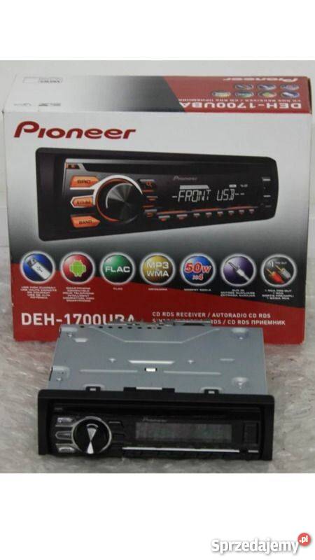 Pioneer DEH1700UBA Nowy uzywany tydzien Okazja Radioodtwarzacze