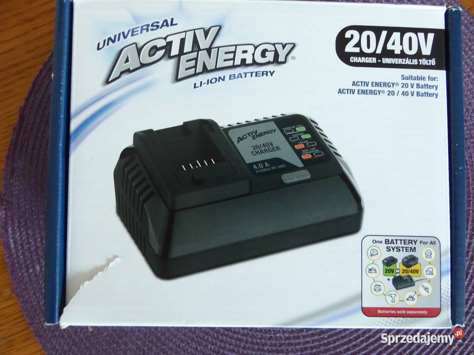 Ładowarka 20V4A ACTIV ENERGY Olsztyn