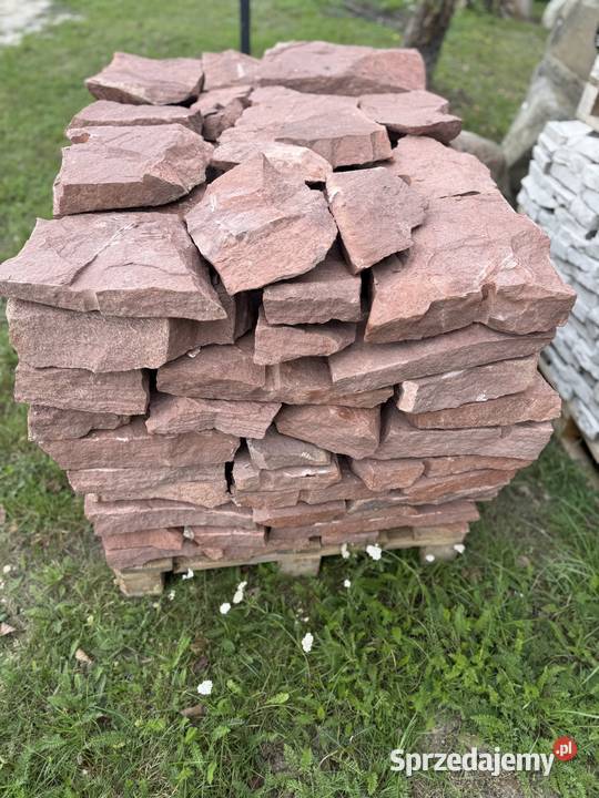 Piaskowiec czerwony murek grilla ścieżkę w Szydłowiec sprzedam
