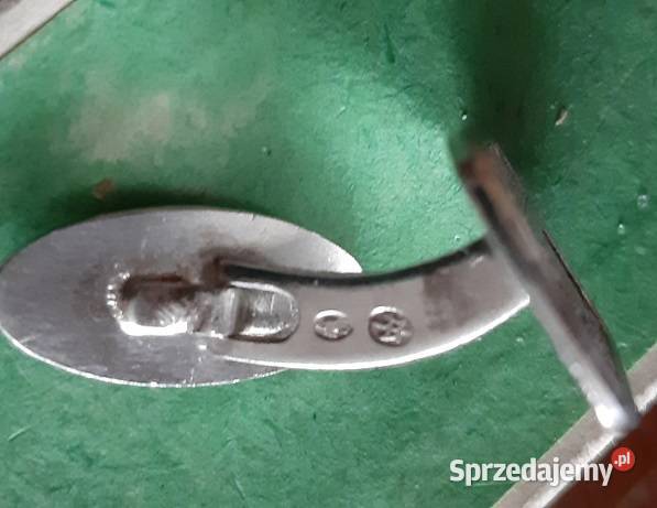 Srebrne spinki do mankietów Varsovia Imago Artis Pozostałe sprzedam