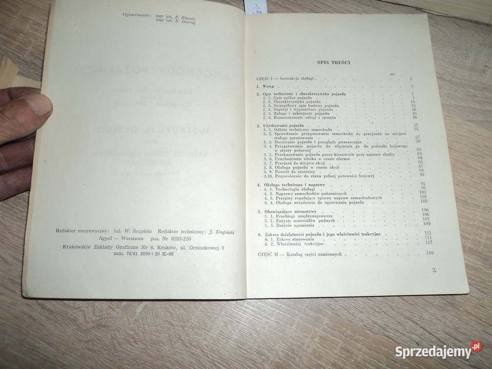 Samochody pożarnicze instrukcja obsługi katalog Nowy Sącz