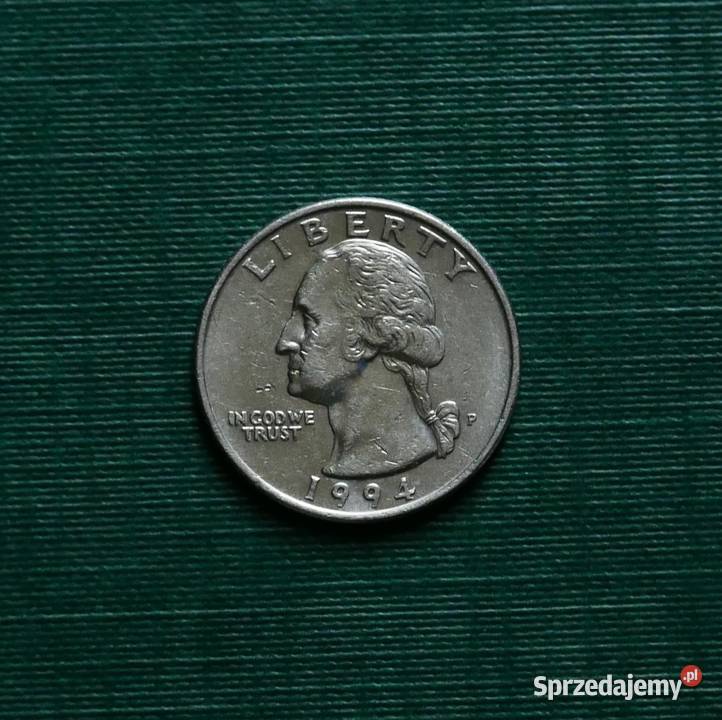 USA dolara 1994r Ćwierćdolarówka Waszyngtona Gliwice sprzedam
