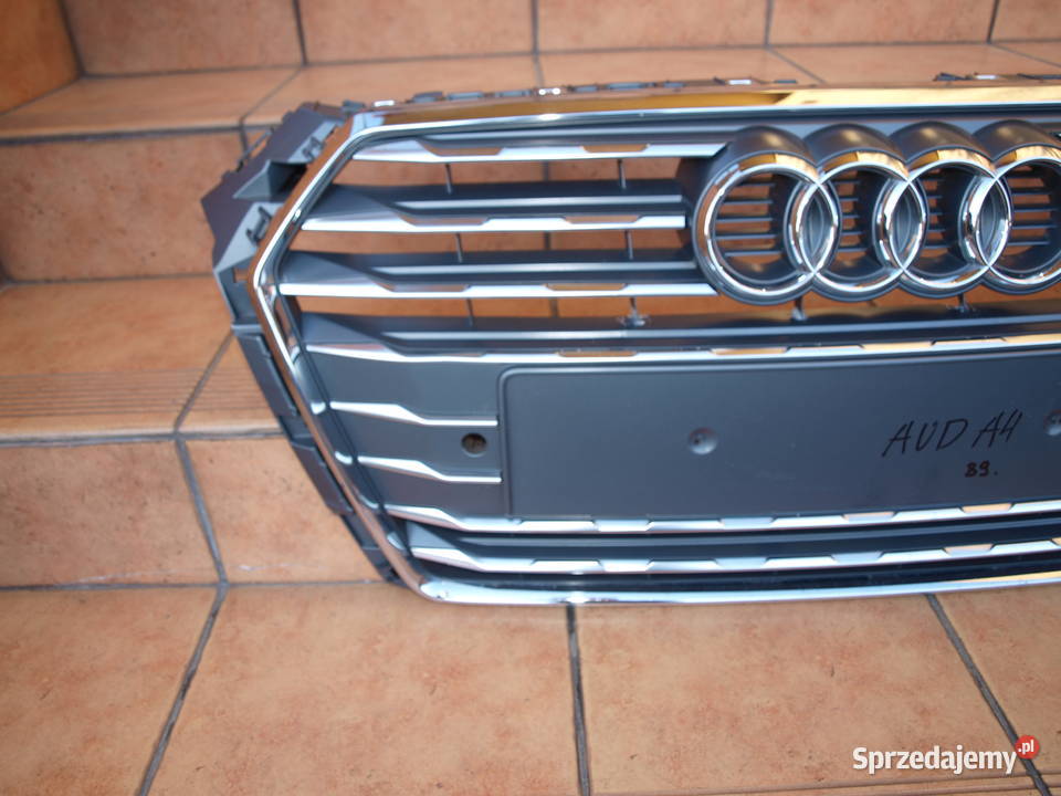 Audi A4 B9 grill chrom atrapa przód parktronik