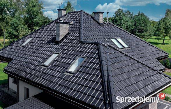Dachówka ceramiczna Titania Angoba Antracyt mat małopolskie Zawoja