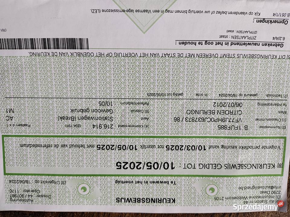 CITROEN BERLINGO XTR wielkopolskie Leszno