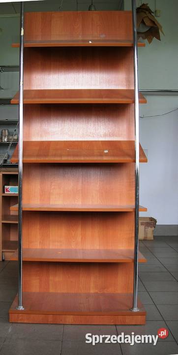 Regał sklepowy wysoki 6 półek płyta okleina