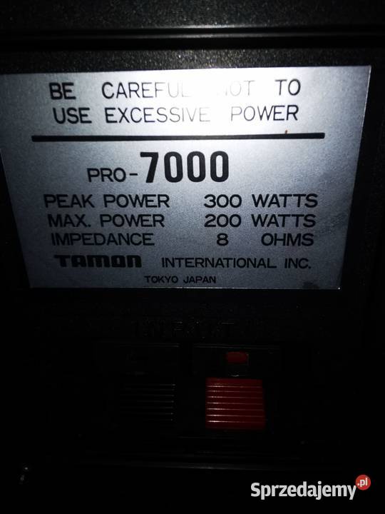 TAMON PRO7000 zestaw głośników Paszkówka