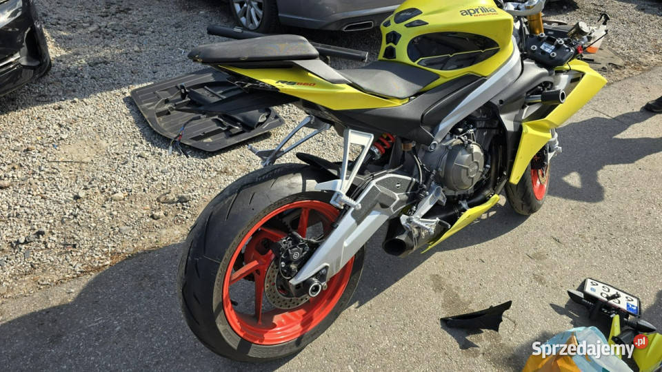 Aprilia RS RS 660 Odpala 2022r Uszkodzona benzyna mazowieckie Karczew