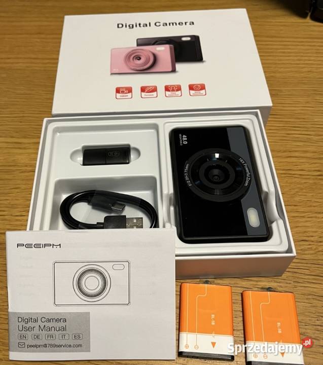 Aparat cyfrowy 64GB dzieci do fotografii 16x mazowieckie Sieraków