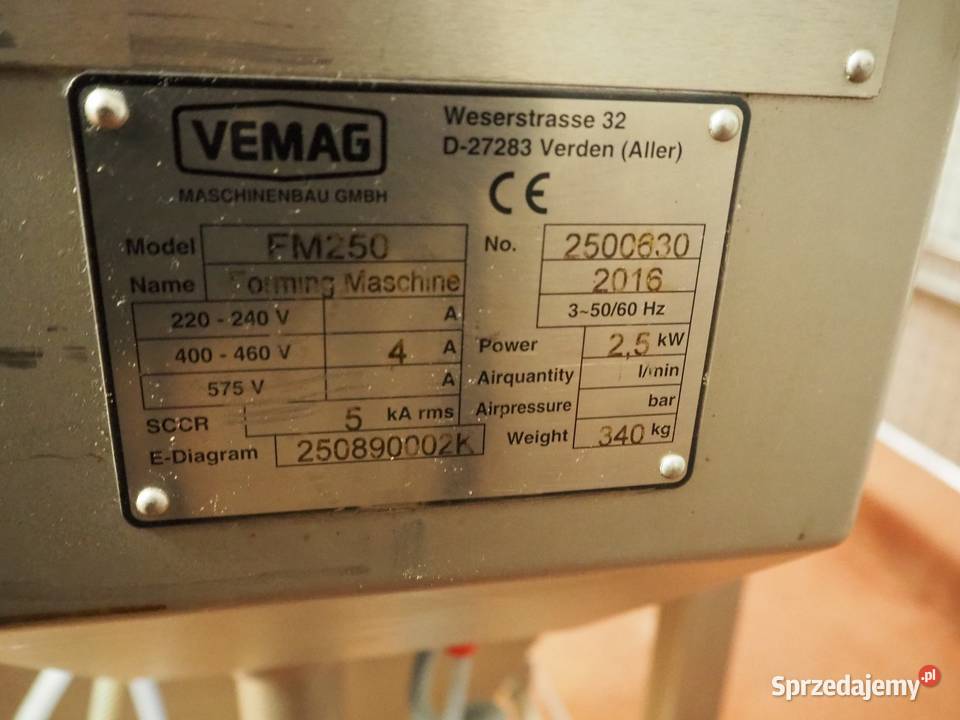 Formierka Vemag FM250