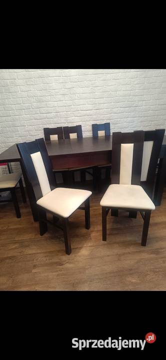 Stół z 8 krzesłami Sokółka sprzedam