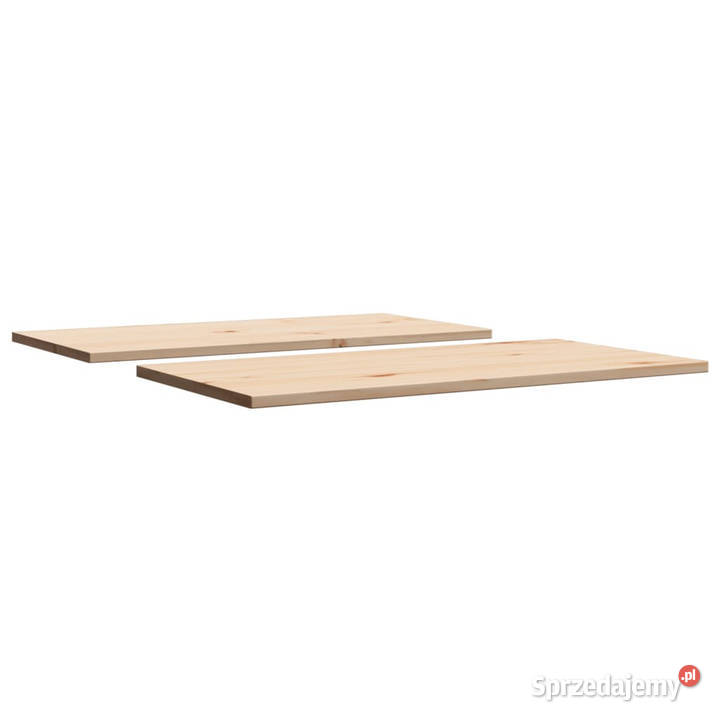 Blaty do stołu 2 80x40x17 prostokątne sosnowe mazowieckie
