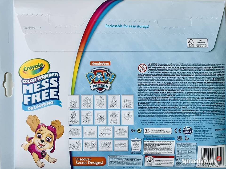 Crayola Niebrudzące Kolorowanki Magiczne Pisaki małopolskie Mogilany