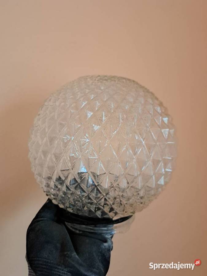 Vintage klosz łapa gwint PRL wielkopolskie Władysławów