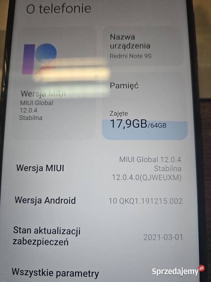 Smartfon Xiaomi Redmi note 9s 464gb Lombardia Katowice