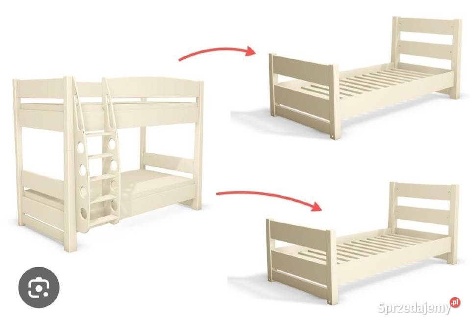 Meblik łóżko piętrowe z materacami śląskie Częstochowa