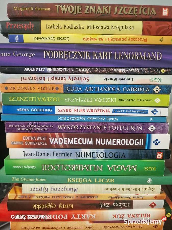 Książki ezoteryczne UNIKATY łódzkie Skierniewice