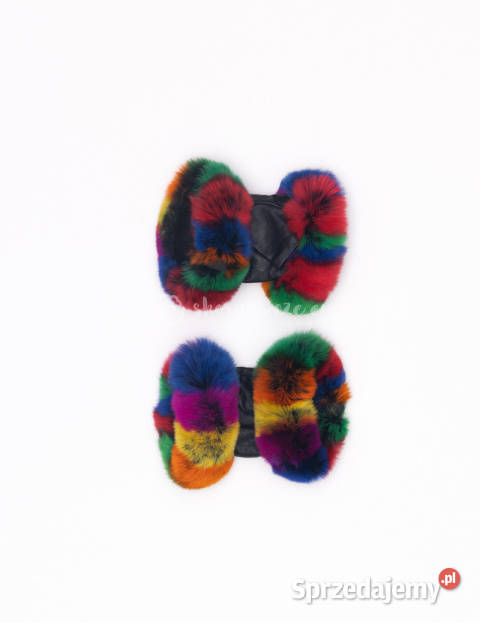 Rękawiczki damskie skórzane bez palcy mitenki z Moda i Styl małopolskie Szaflary