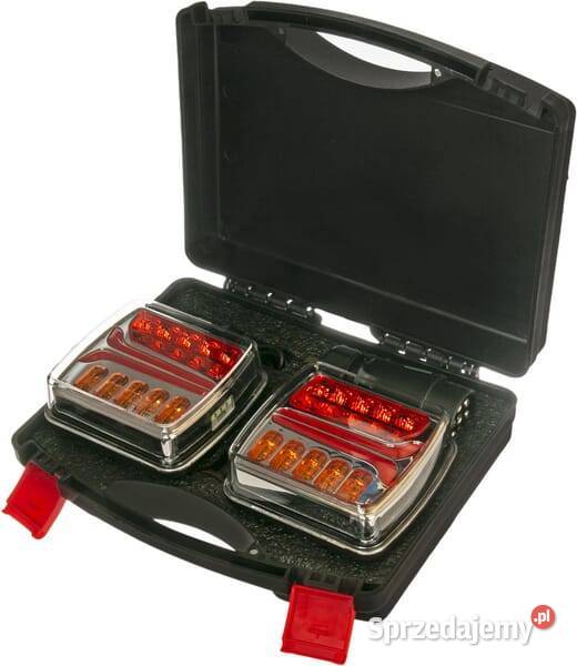 Zestaw lamp bezprzewodowych LED kwadratowych 12V małopolskie sprzedam