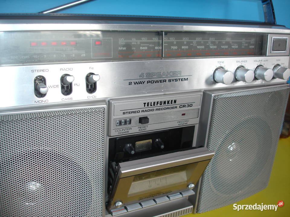 Radiomagnetofon TELEFUNKEN CR30 Zielona Góra