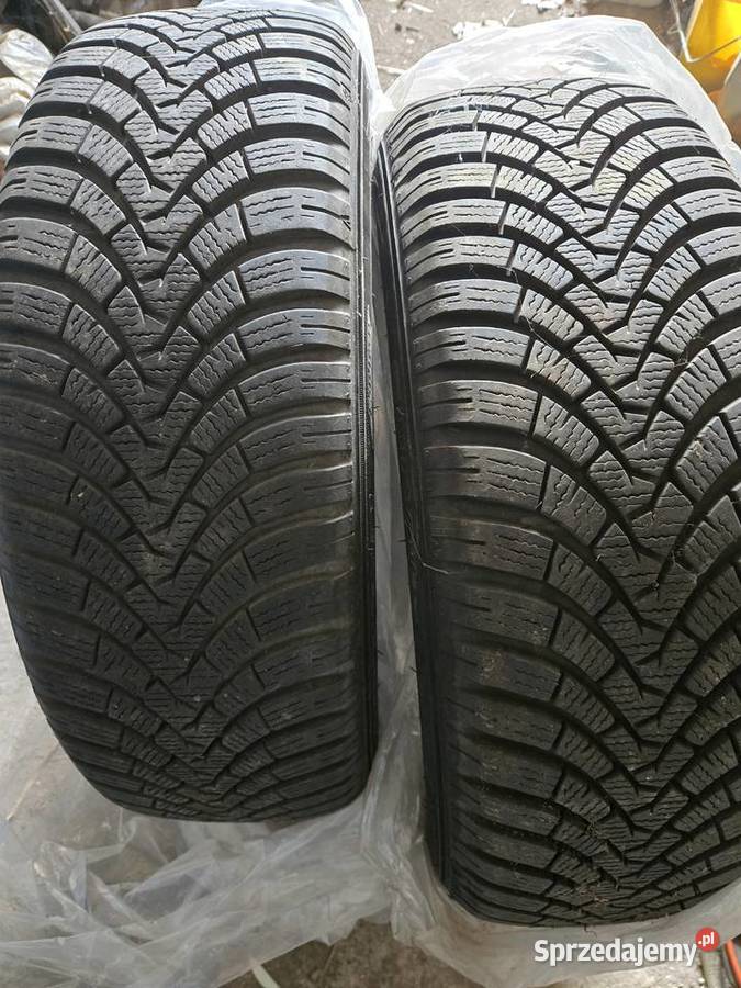 Opony zimowe na felgach stalowych Bmw1 z Łódź