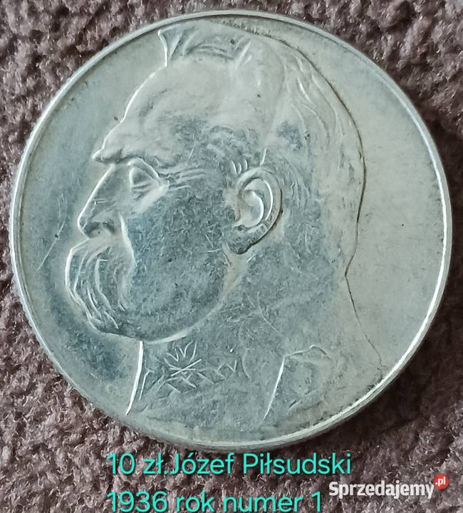 10 J Piłsudski 1936 r 1 śliczna Konin