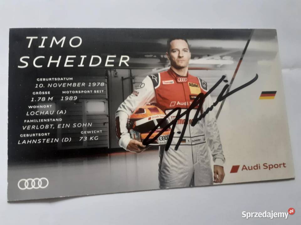 Karty Audi Motorsport DTM Pozostałe