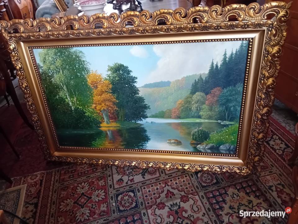 Pejzaż obraz olejny Tarnogród