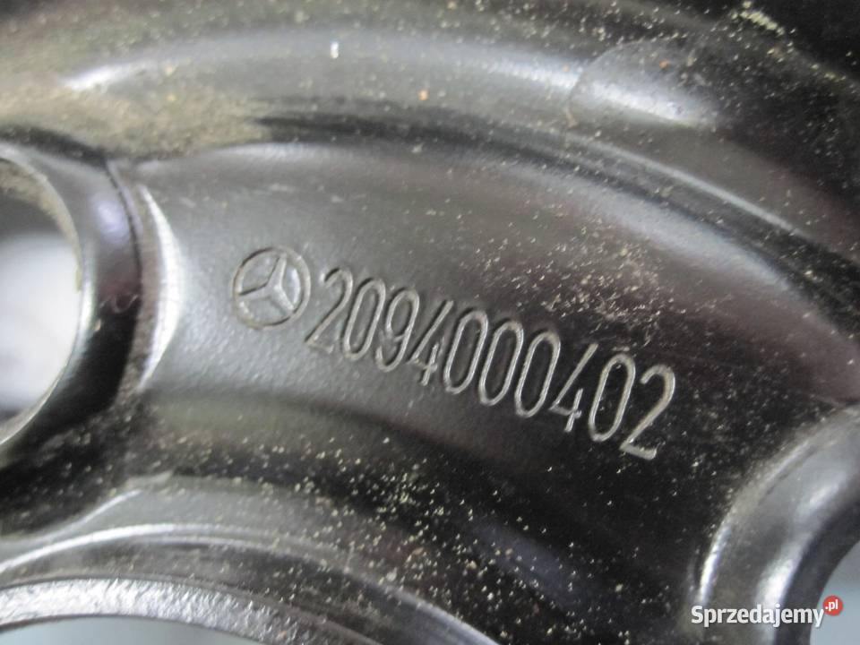 MERCEDES W209 koło dojazdowe 1259016 98M 5x112