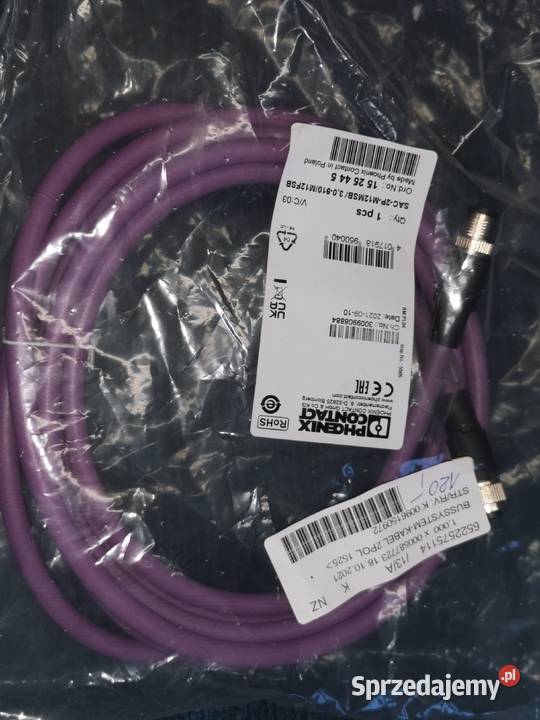 Kabel systemowy magistrali Phoenix Contact Elektronika