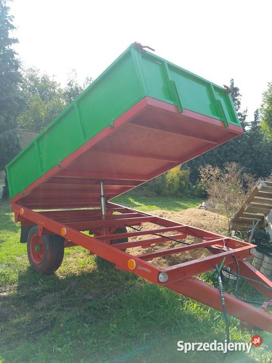 Przyczepa 1 osiowa wywrotka rolnicza 3 tony Pobiedziska