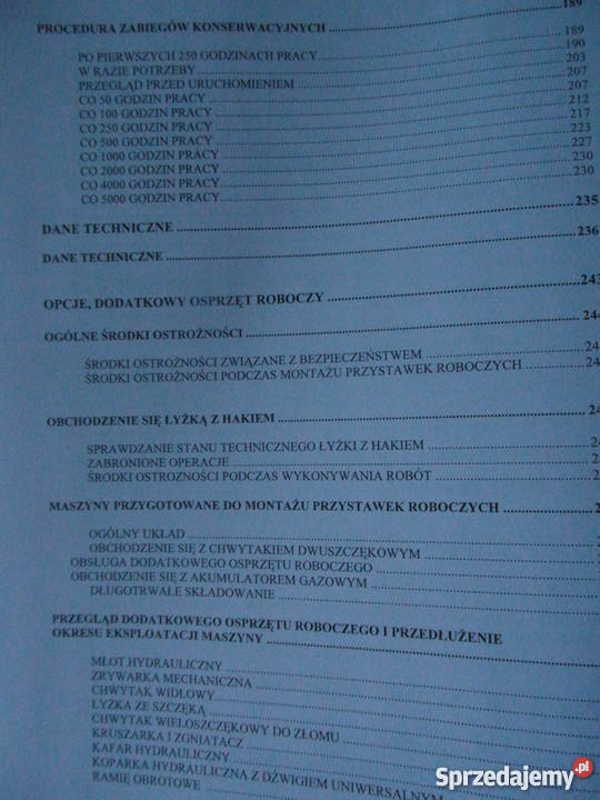 dtr instrukcja obsługi koparka komatsu pw150es i Szczecin