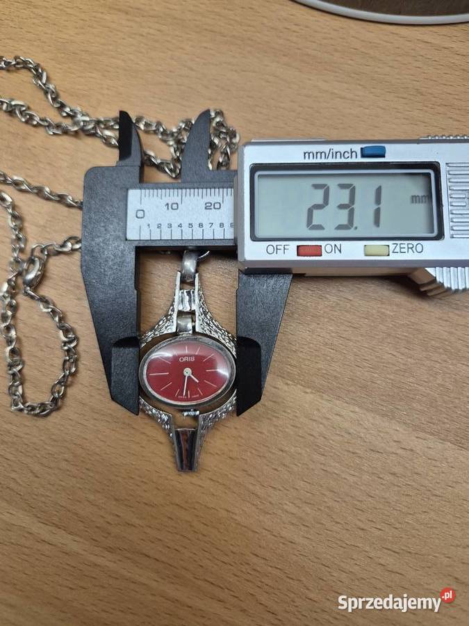 Zegarek naszyjnikwisiorek Oris 70s