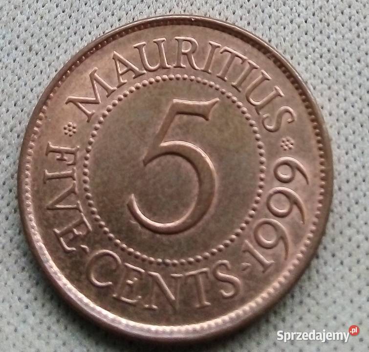MAURITIUS FI VE CENTS 1999 r Legionowo