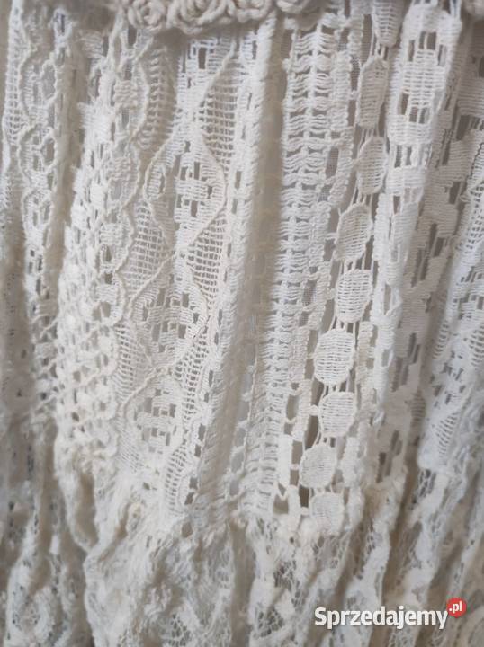 ZARA sukienka koronkowa ażurowa boho rozszerzana Rozmiar uniwersalny Kielce