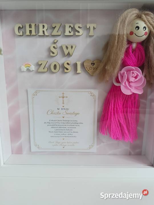 Personalizowana Ramka 3D na roczek urodziny Poręba sprzedam