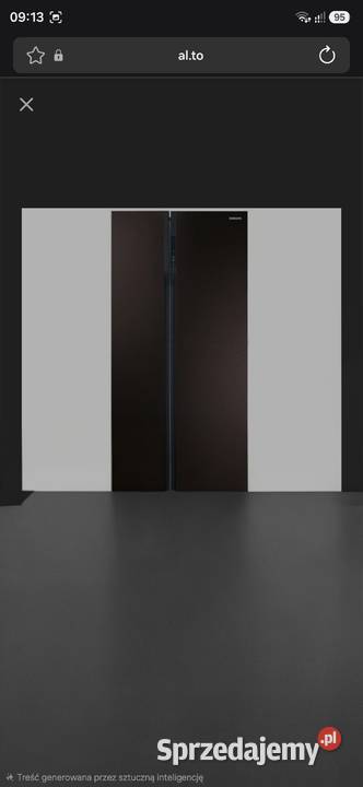 Lodówka SAMSUNG RS552NRUA uszkodzona Hyżne