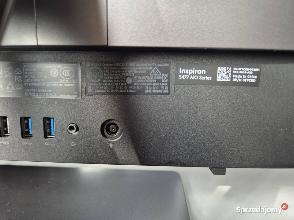 Dell Inspiron 5477 AIO 238 Full HD 8GB RAM SSD Opole