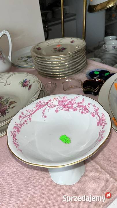 Patera na nodze Syg Freiberger Porzellan Made in Gdańsk