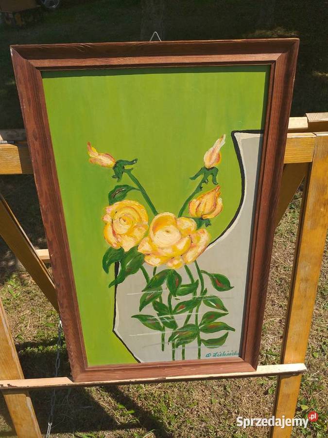 Obraz olejne na płycie pilśniowej w ramie bez Tarnów