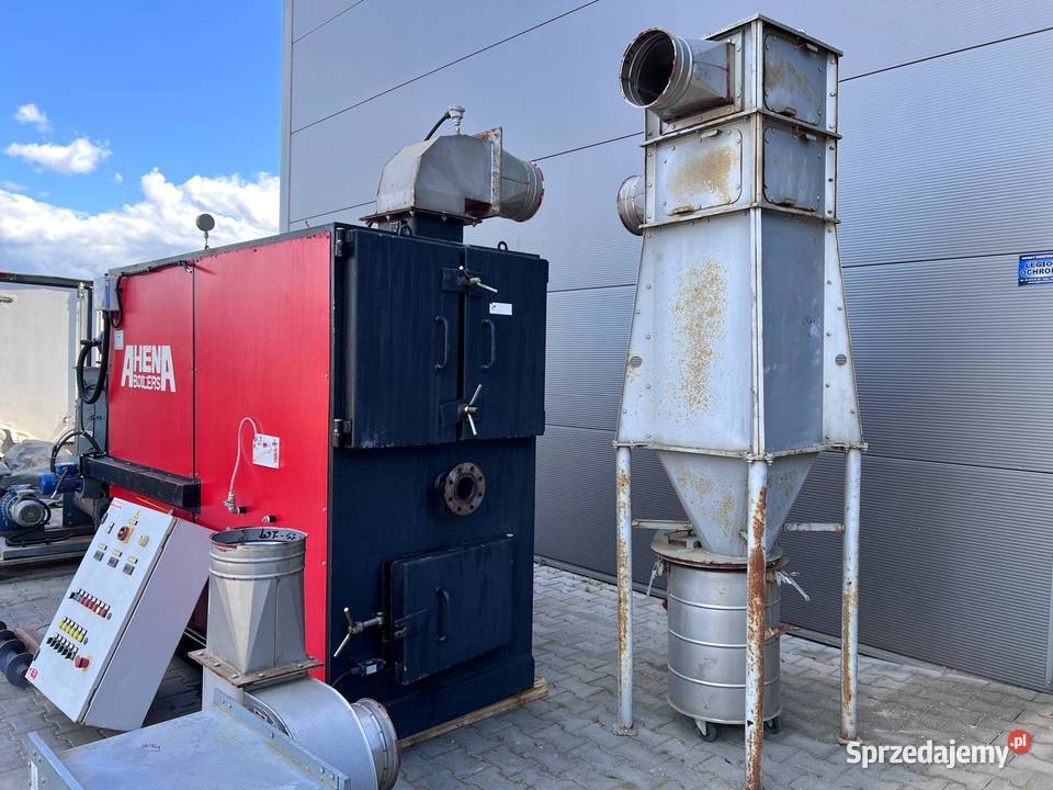 Pieckocioł z podajnikiem Ahena 250KW Ogrzewanie Juszczyn