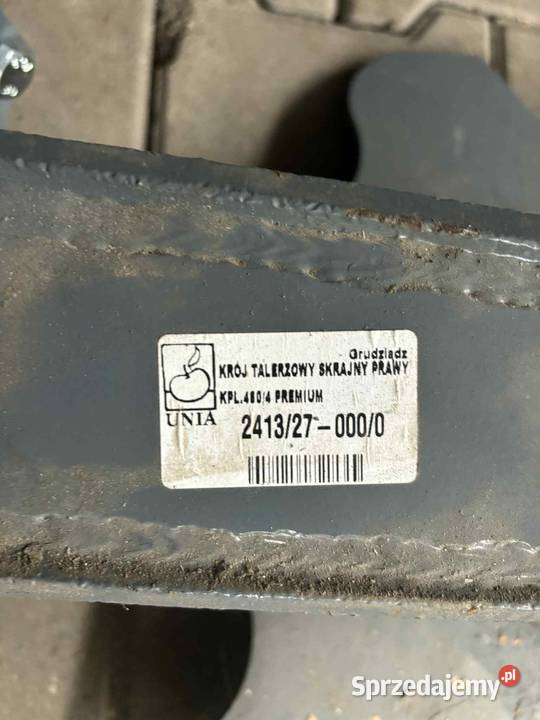 Talerz brony skrajny prawy kpl 4604 2413270000 Konin