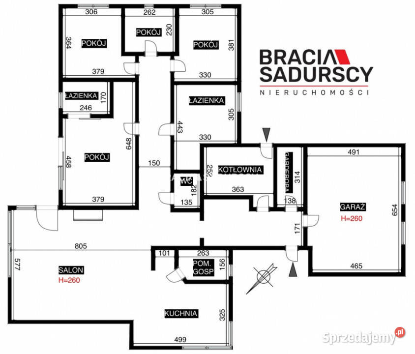 Dom wolnostojący 2077m2 Łomna