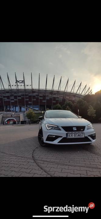 Seat Leon Cupra 300 Rok produkcji 2017 małopolskie Kamienica