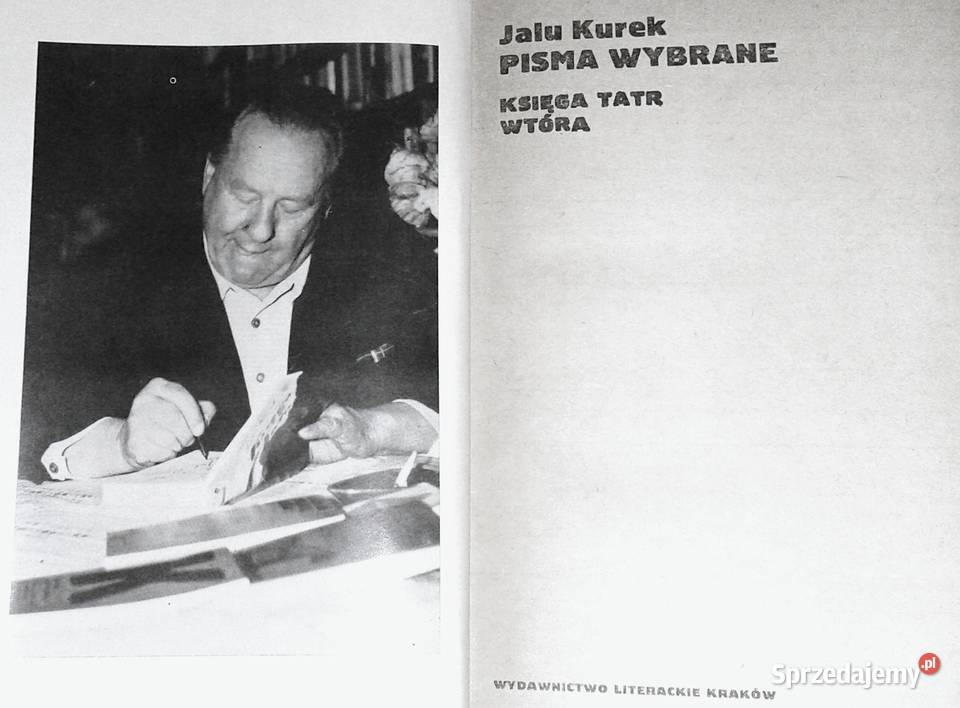 Księga Tatr Wtóra Jalu Kurek Chełm