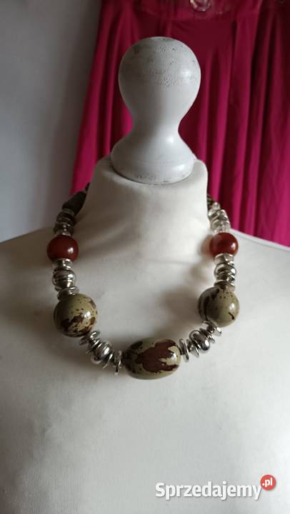 Klasyczne masywne korale naszyjnik Białystok