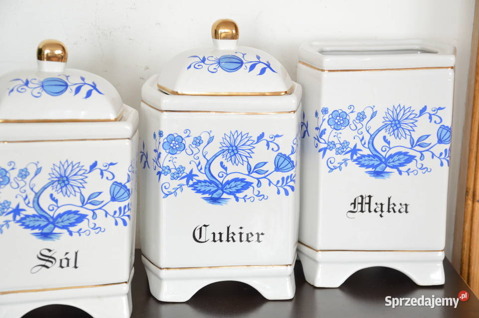 piękne pojemniki na przyprawy ceramika Chodzież Antyki Jastrzębie-Zdrój