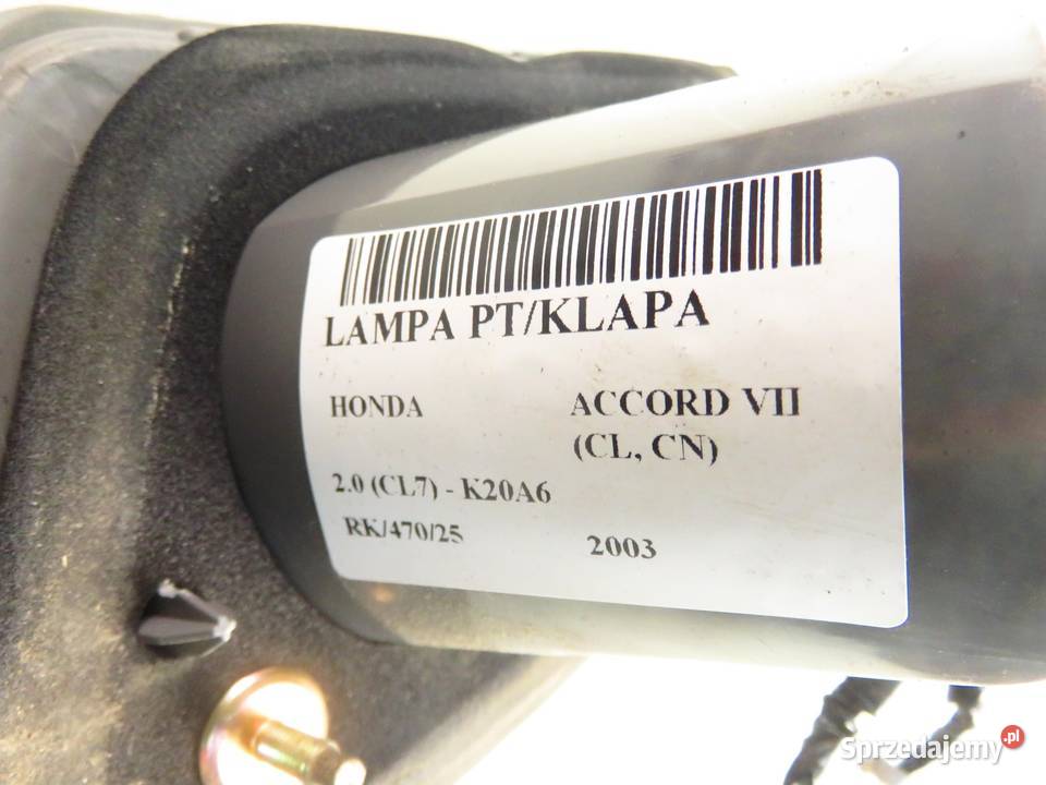 LAMPA PRAWA TYLNA KLAPA HONDA ACCORD VII sprzedam