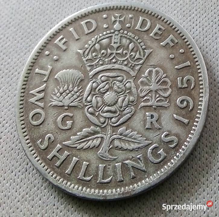WIELKA BRYTANIATWO SHILLINGS1951 r Legionowo